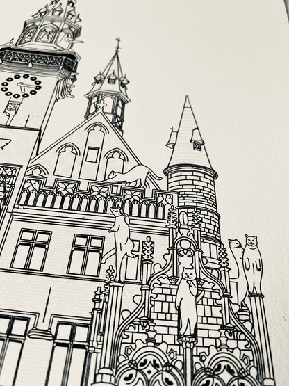 "Schepenhuis in Aalst" - Art Print - Catnip
