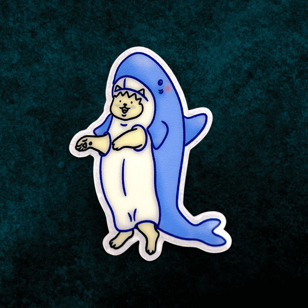 Sticker - Shark cat - Catnip