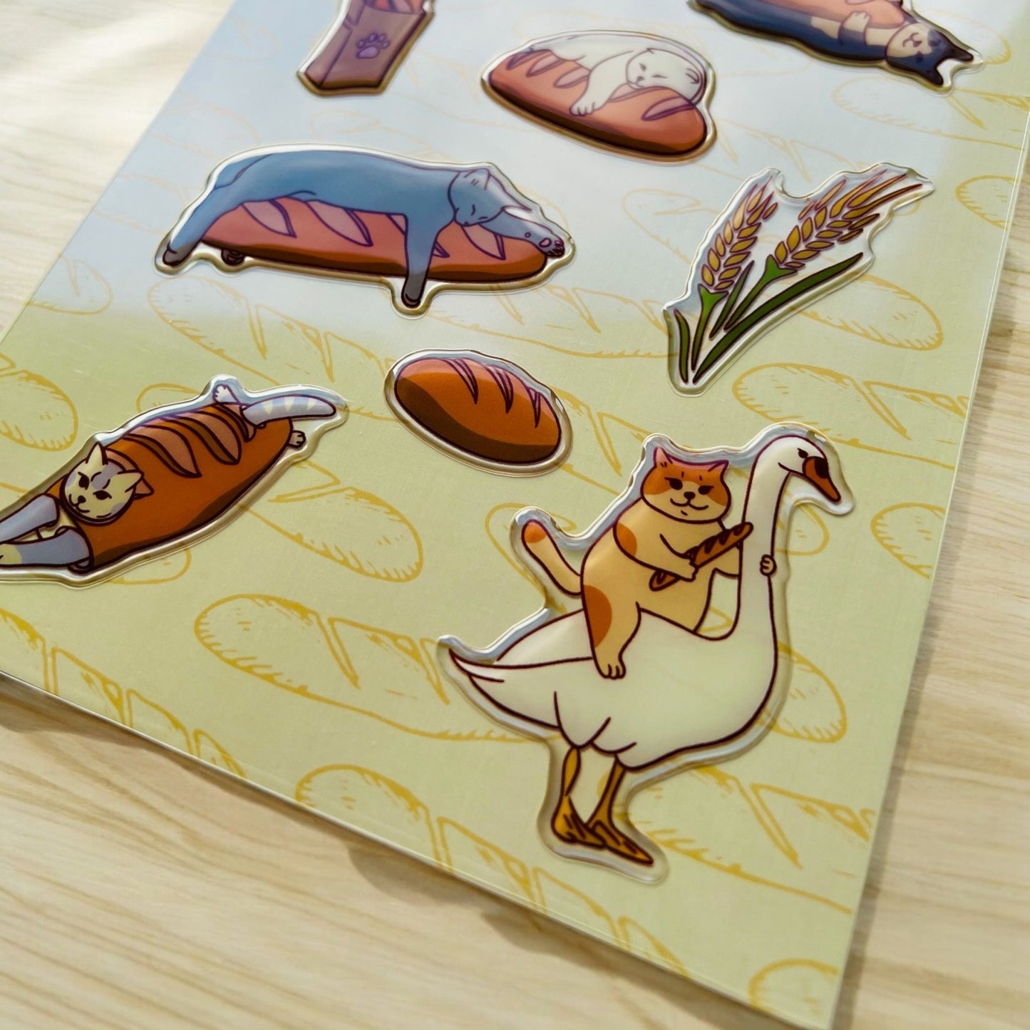 Sticker sheet - Baguette - Catnip