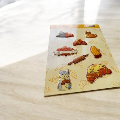 Sticker sheet - Croissant - Catnip