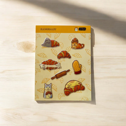 Sticker sheet - Croissant - Catnip