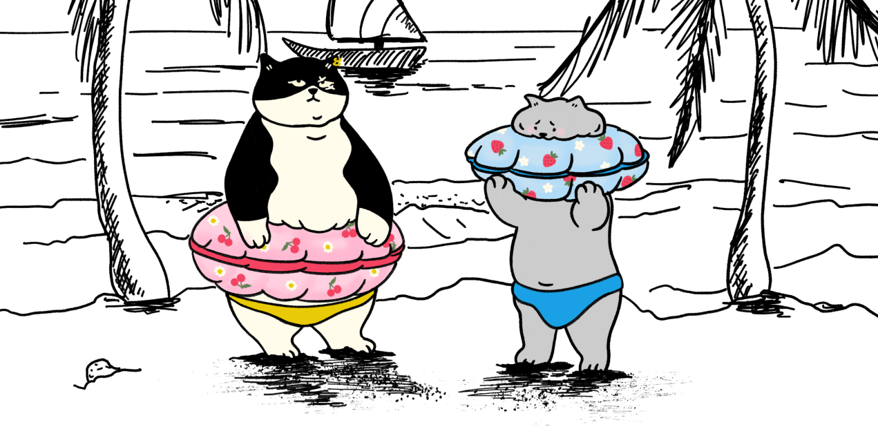 "Stuck" - Art Print - Catnip