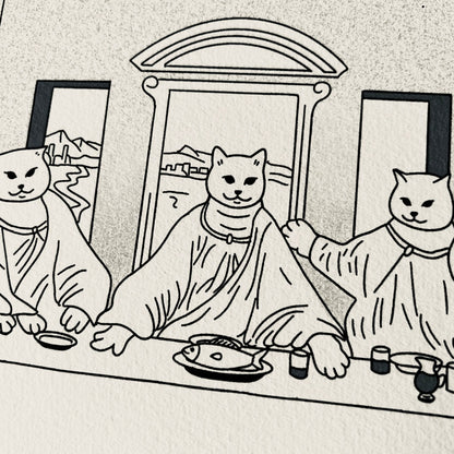 "The last treats" - Art Print - Catnip