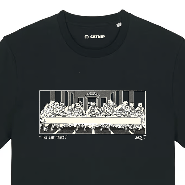 "The last treats" - Unisex shortsleeve T-shirt - Catnip