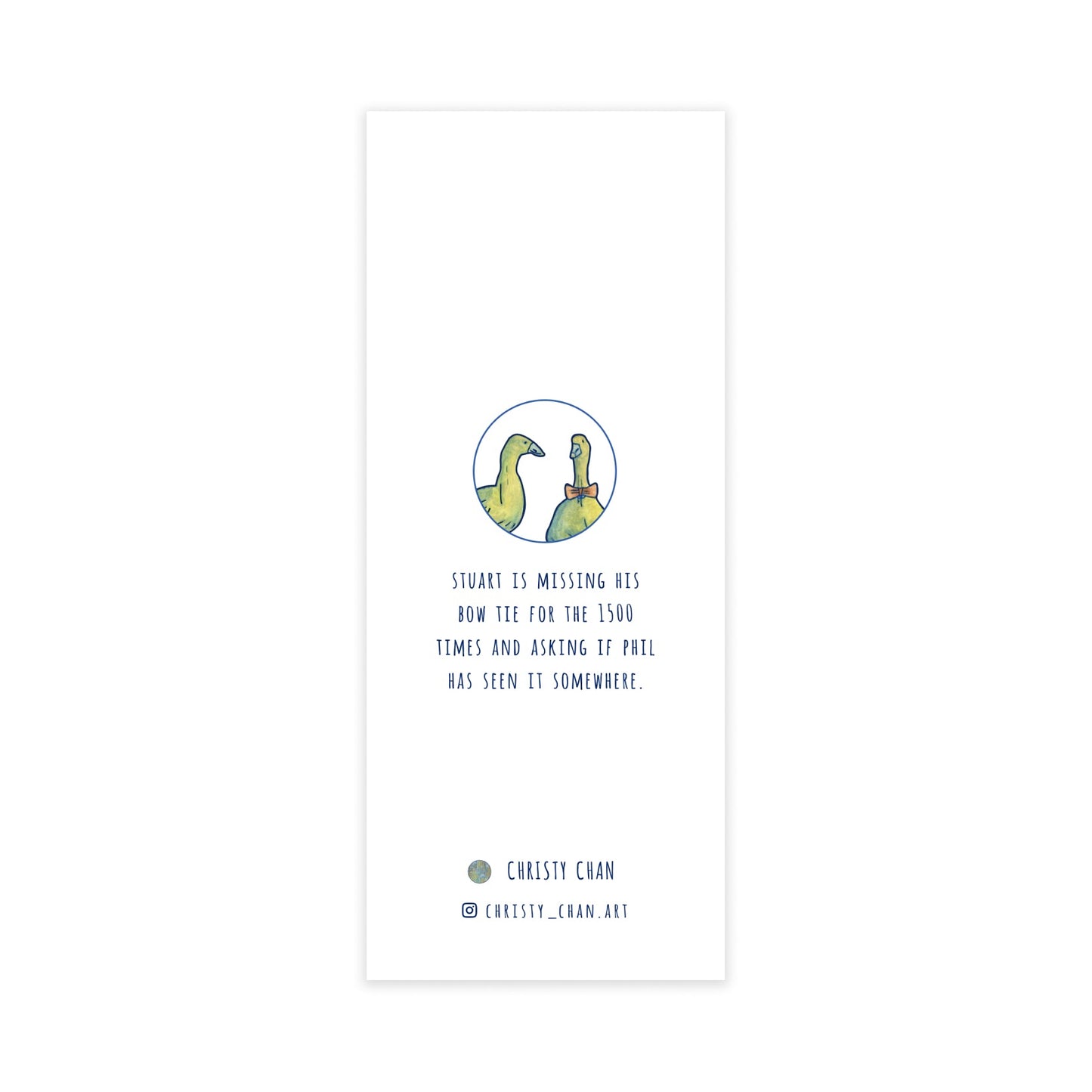 Bookmark - "The Swansons" (Bundle of 3) - Christy Chan | Artist