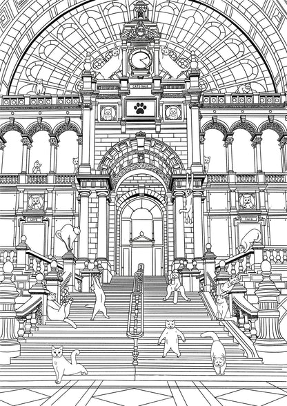 "Cat Central" - Art Print - Catnip