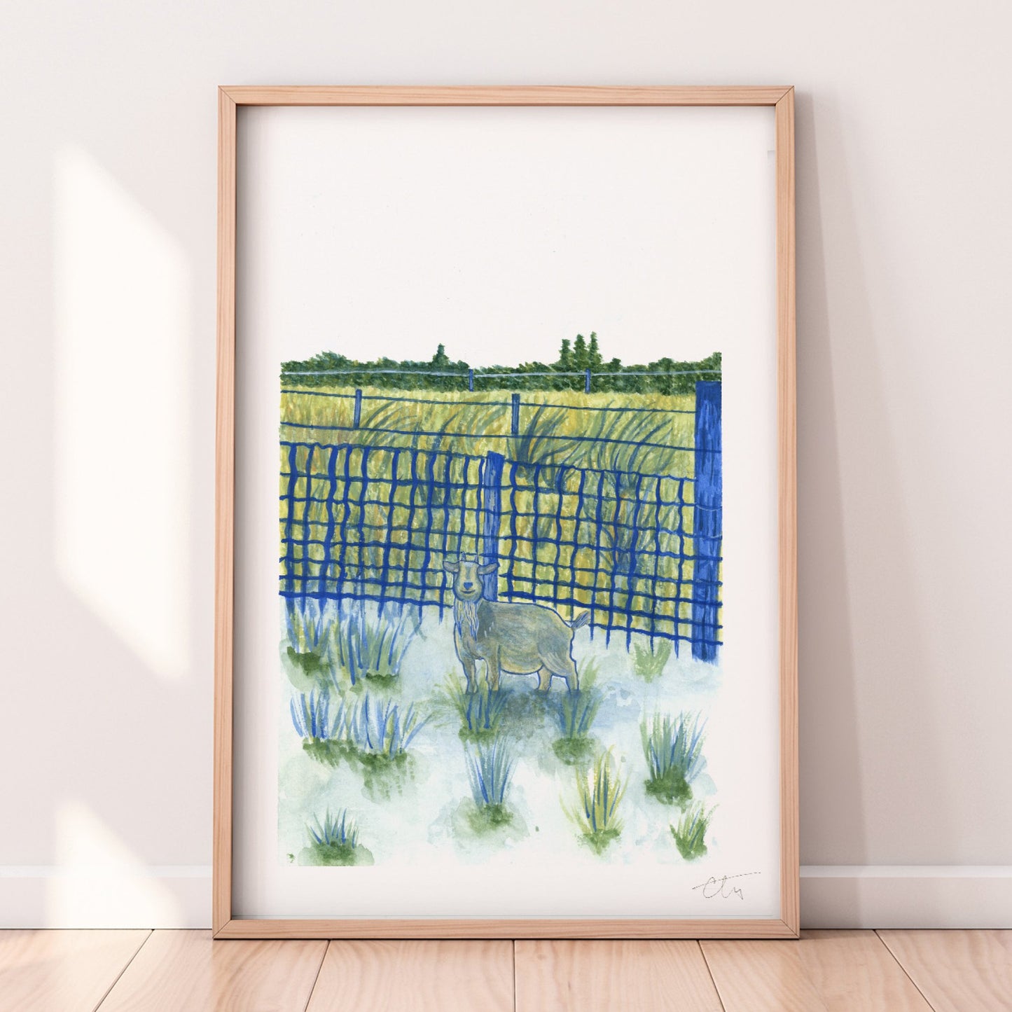 "I mow my human's lawn everyday." - Limited Edition Print - Christy Chan | Artist