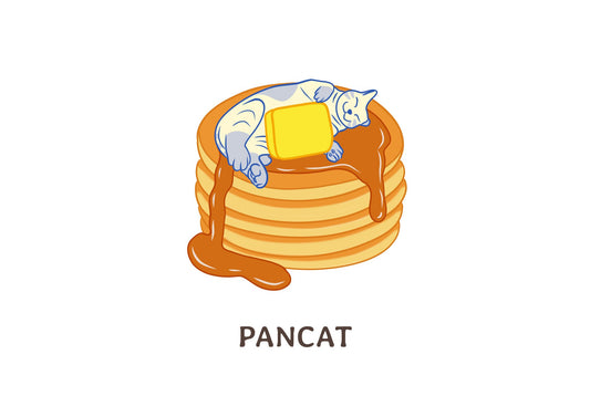 "Pan Cat" - Cat Art Poster - Christy Chan | Artist