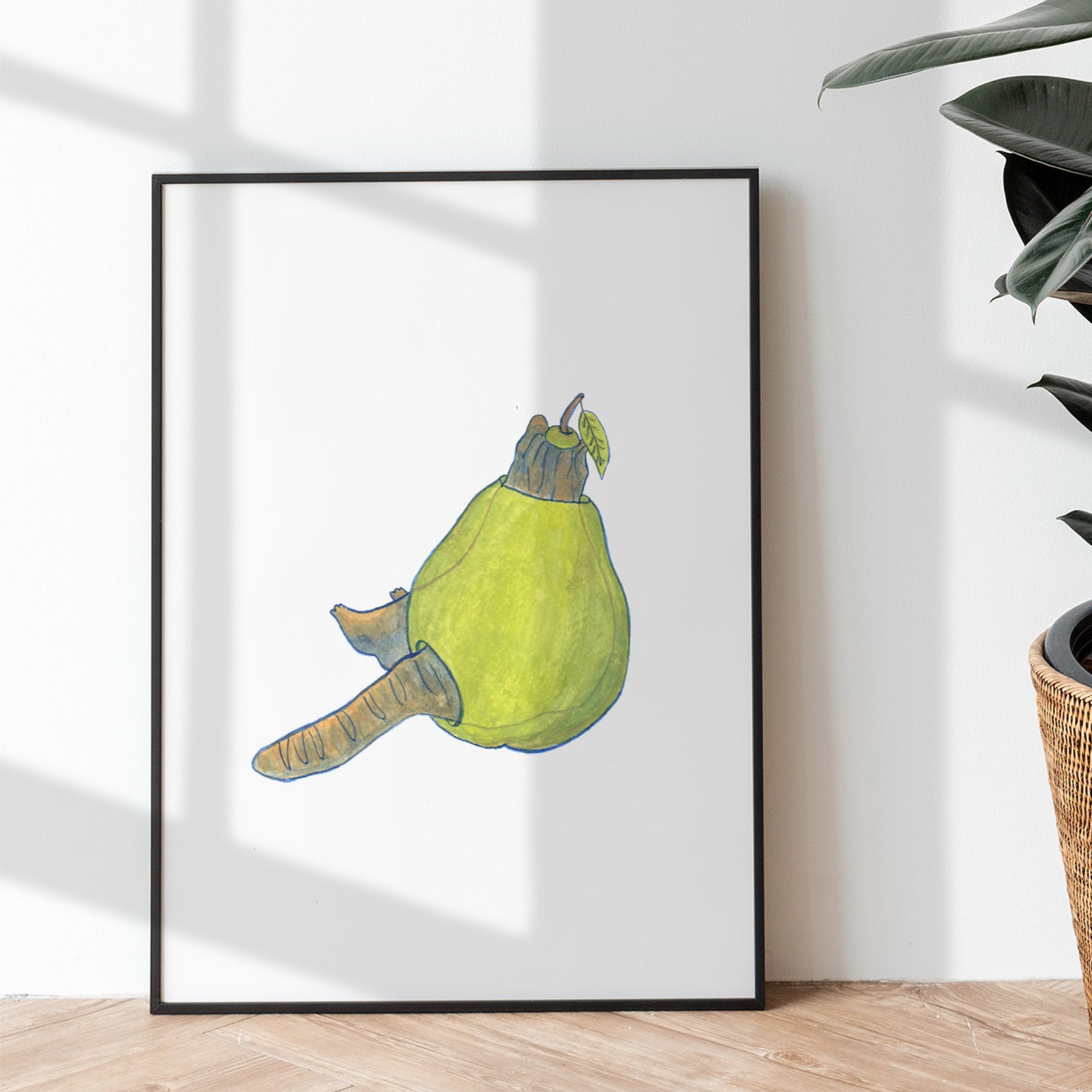 "Pear cat" - Limited Edition Print - Christy Chan | Artist