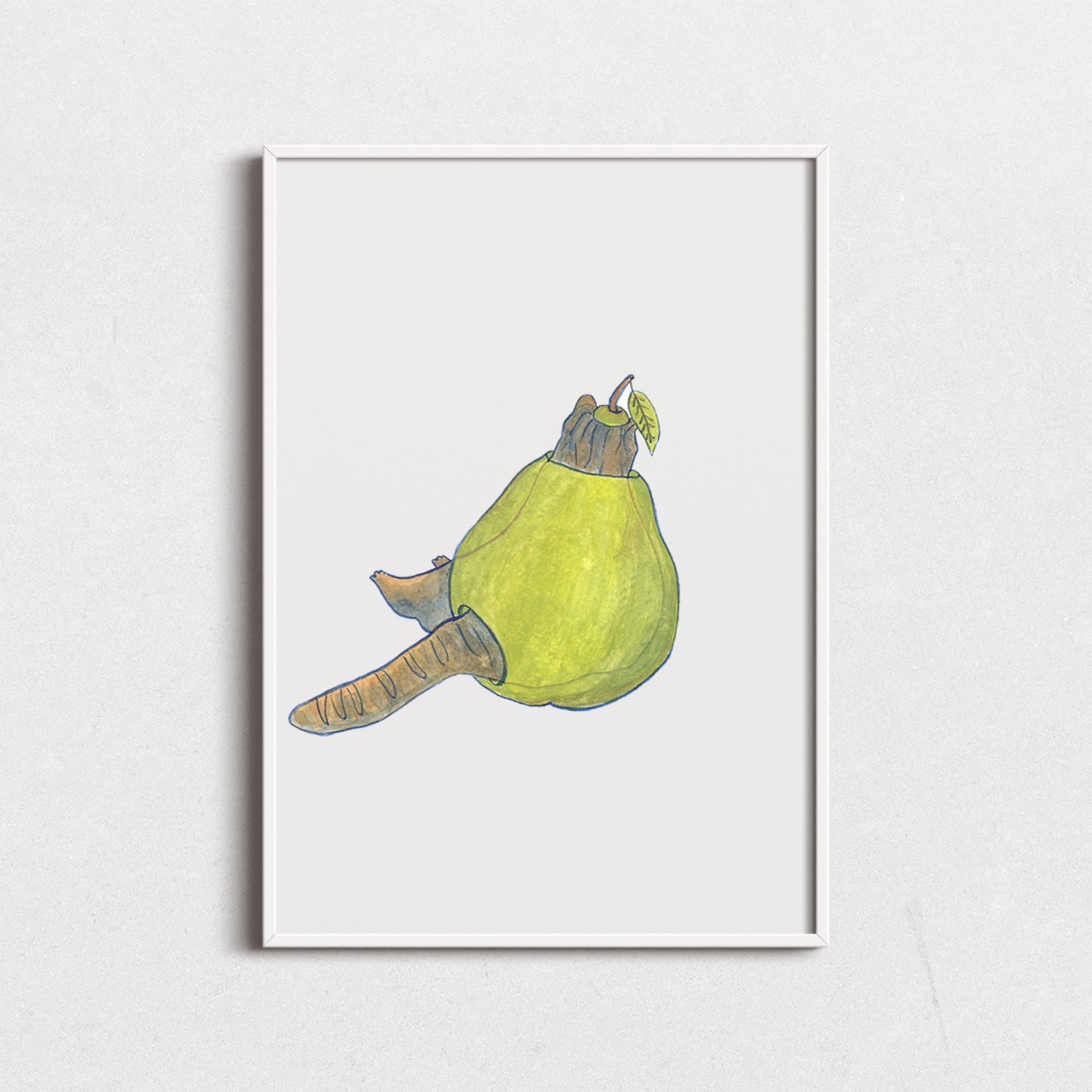 "Pear cat" - Limited Edition Print - Christy Chan | Artist