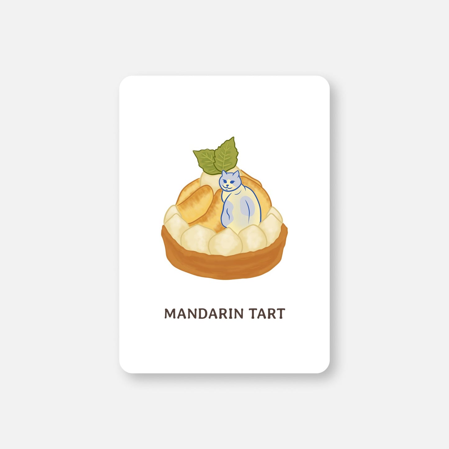 Post card - Mandarin Tart - Christy Chan | Artist