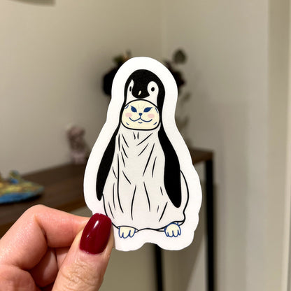 Sticker - Penguin cat - Christy Chan | Artist