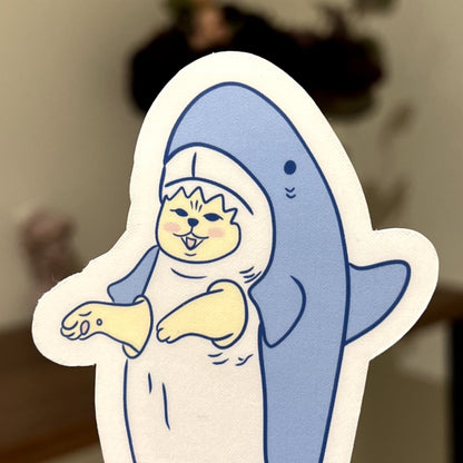 Sticker - Shark cat - Christy Chan | Artist