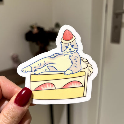 Sticker - Strawberry Cake - Christy Chan | Artist