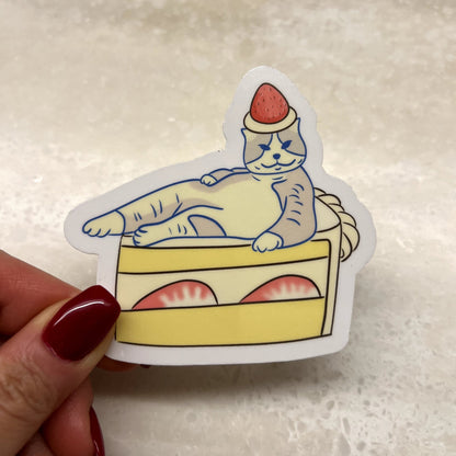 Sticker - Strawberry Cake - Christy Chan | Artist