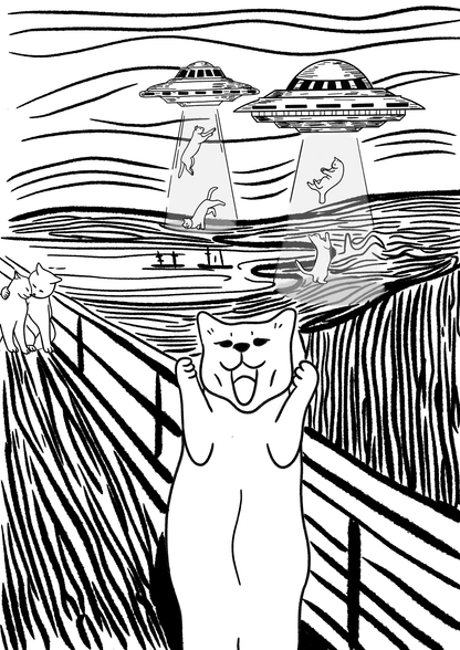 "The Meow" - Art Print - Catnip